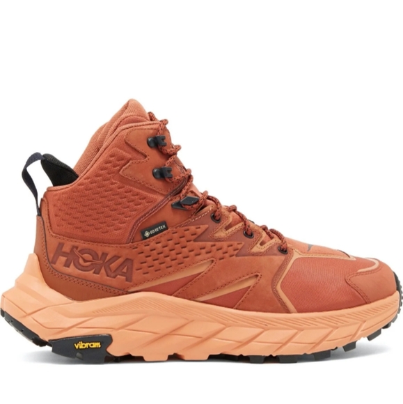 Hoka One One Anacapa Mid GTX Sun  Baked Clay GoreTex Hiking Shoes Boots NEW - Picture 2 of 6